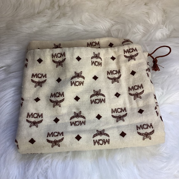 MCM Brown Visetos Leather Handbag MCM Kelly style - Picture 12 of 12